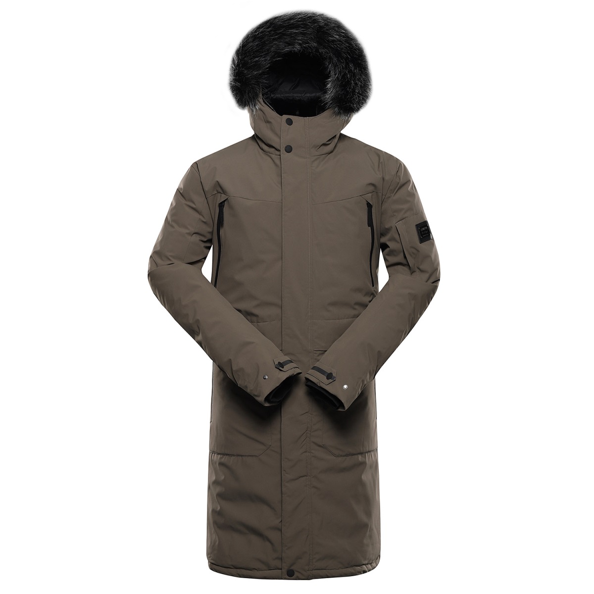 Pánský zimní kabát s membránou ptx alpine pro wuss 2 šedá 5xl