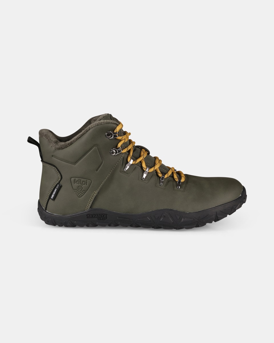Unisex vysoká outdoorová barefoot obuv kilpi bare high wp-u tmavě zelená 47